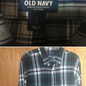 SOLD .. Mens button up shirt